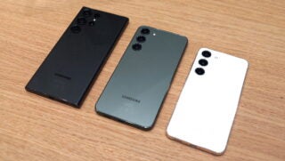 Colour selection of the Galaxy S23 Series